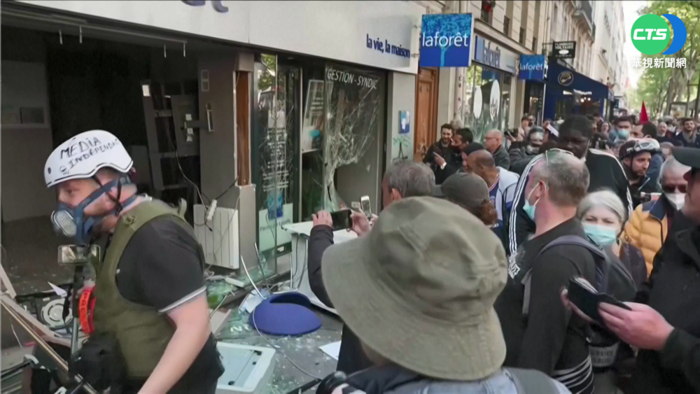 歐洲勞動節示威爭權益 土.法兩國警民衝突