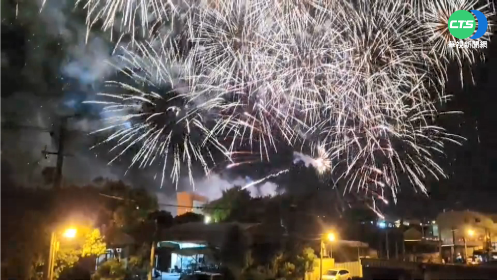 台南廟會深夜煙火狂放 窗戶震動民眾難就寢