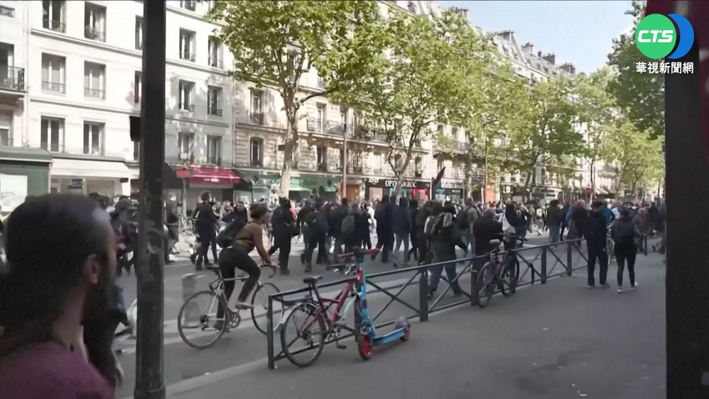 全球勞動節遊行 巴黎示威爆搶劫亂象