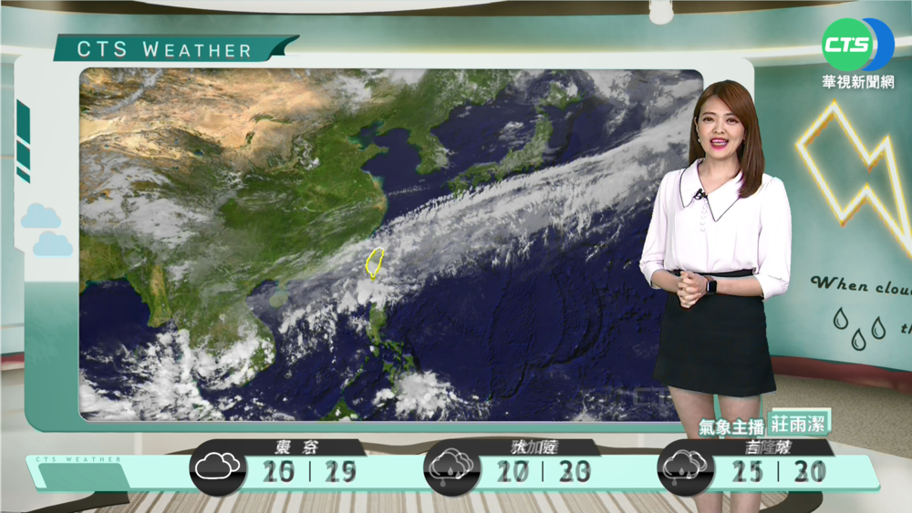 清晨全臺偏冷白天回溫 水氣減偶有零星雨