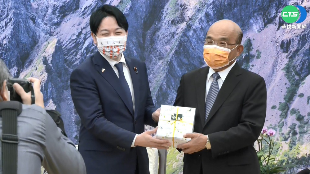 日自民黨青年局拜會 蘇揆盼挺台入CPTPP