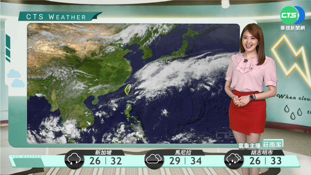 東北部留意較大雨勢 西台馬祖晨夜易有霧