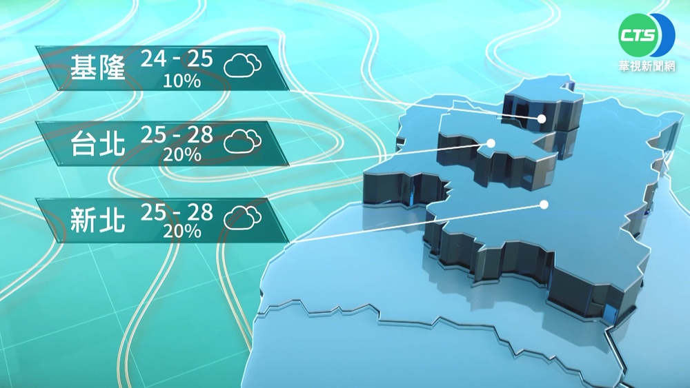 今白天回溫暖熱 母親節風雨攪局