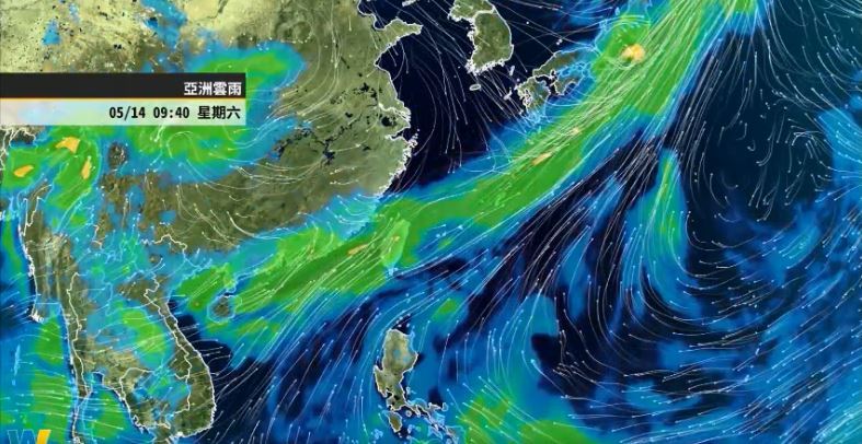 氣象雲圖(圖/氣象達人彭啟明臉書)