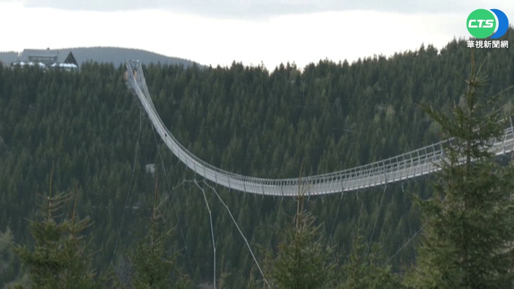 世上最長人行吊橋 "天空之橋721"近31樓高