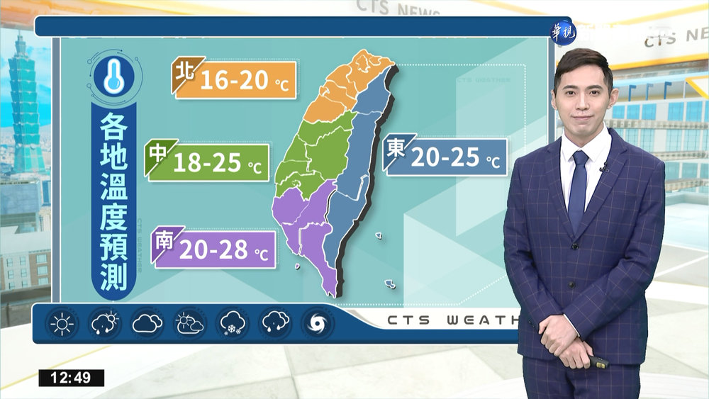 鋒面滯留濕涼一周 北台明晨"恐探16℃