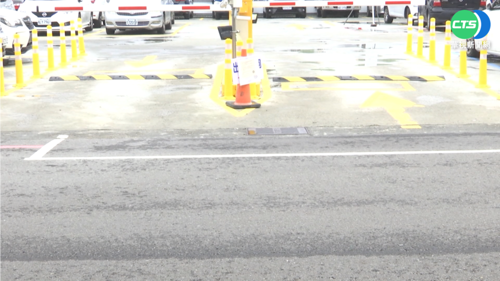 台中停車場出入口畫停車格 誰敢停?