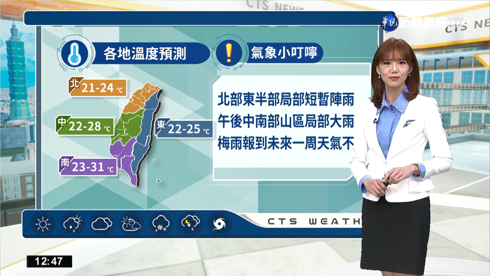 降雨明顯 連續一周"雨神同行"