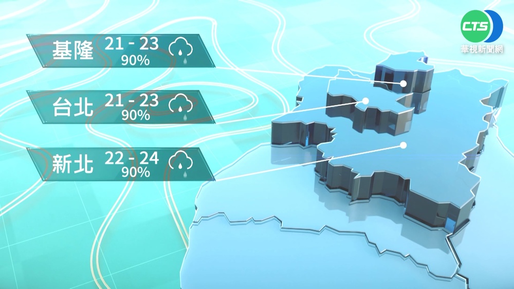 鋒面影響各地降雨增 留意局部大雨豪雨