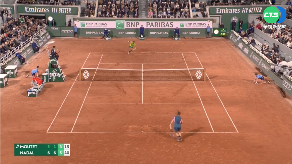 法網男單戰 納達爾擊敗地主選手第300勝入袋