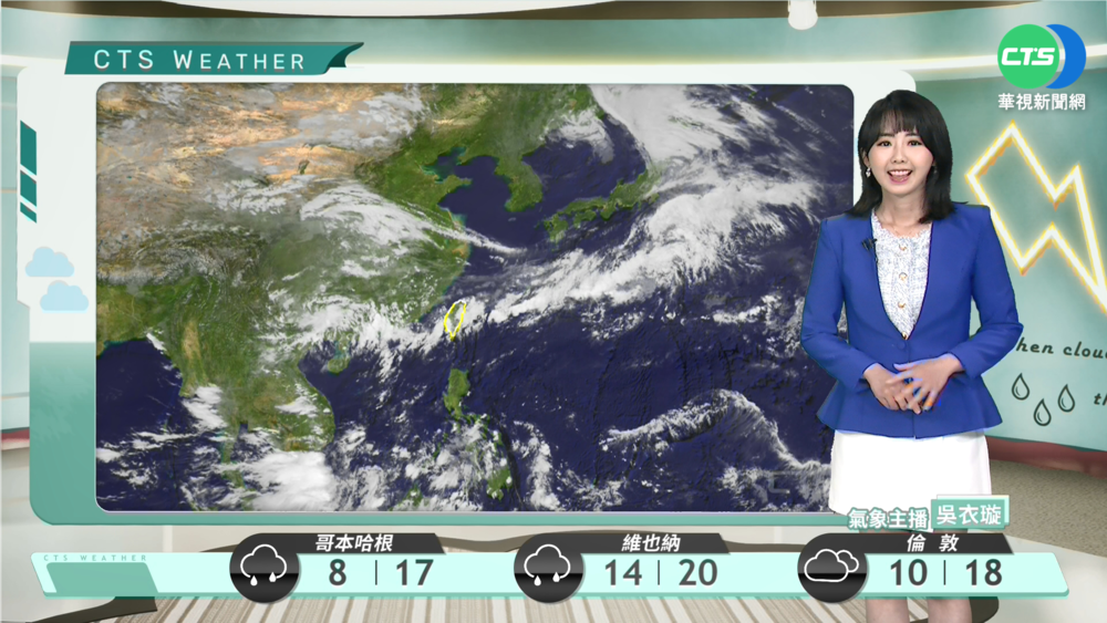 鋒面漸遠離降雨趨緩 白天暖熱金馬早晚霧