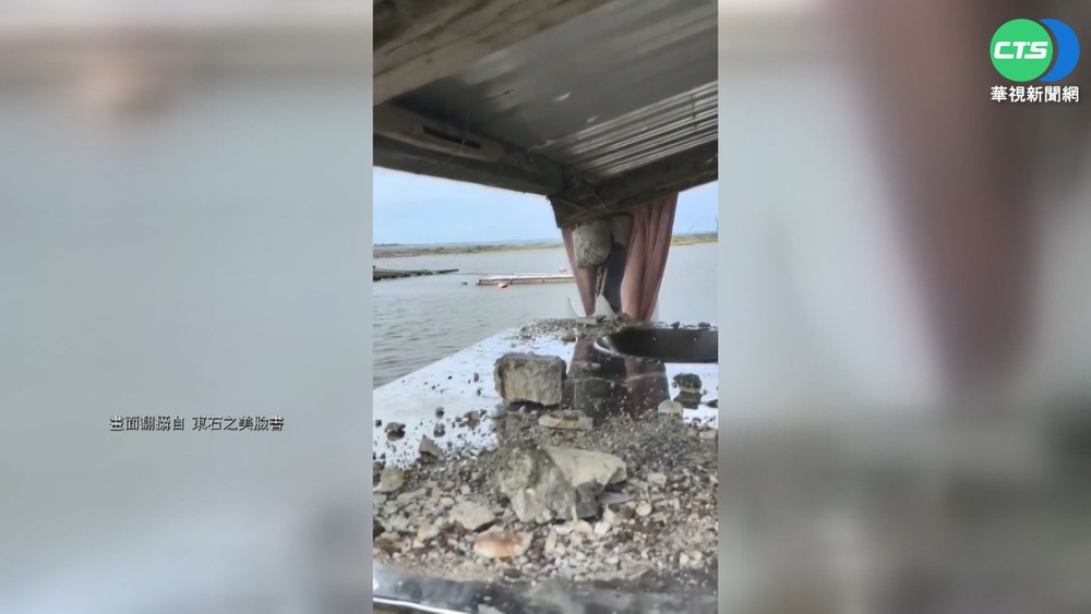 東石祕境"露天馬桶"旁攤位遭砸 警方追查