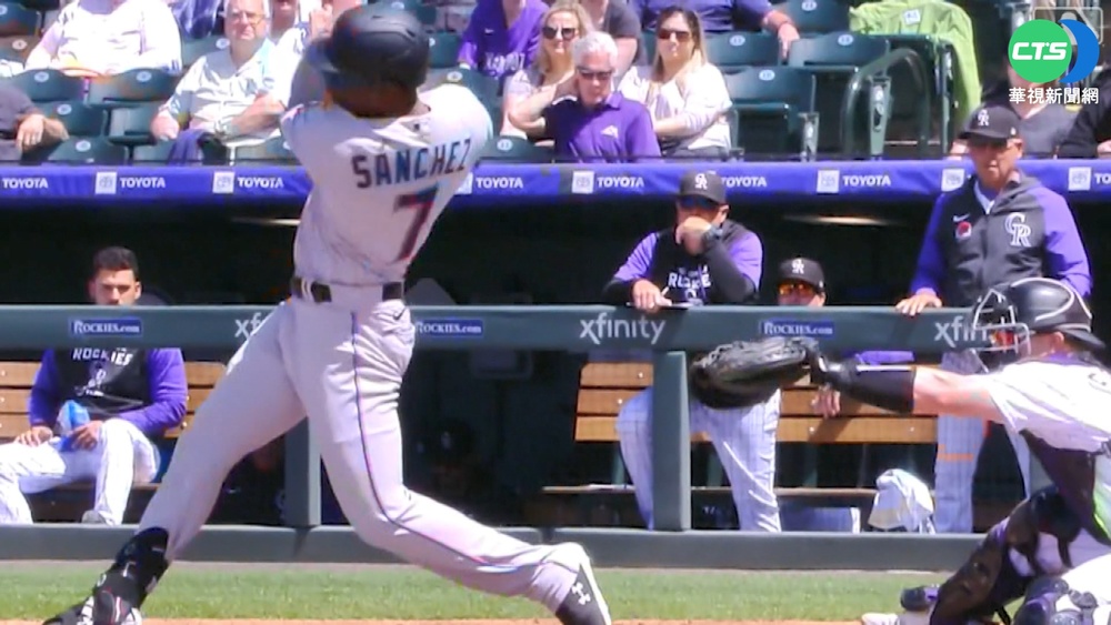本季最遠全壘打 Sanchez飆496呎陽春砲