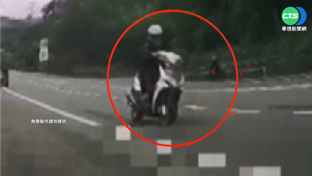 違規騎台3線還"翹孤輪" 17歲少年被開罰