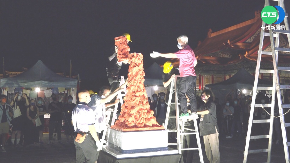 台舉辦六四悼念活動 重建港大"恥辱柱"