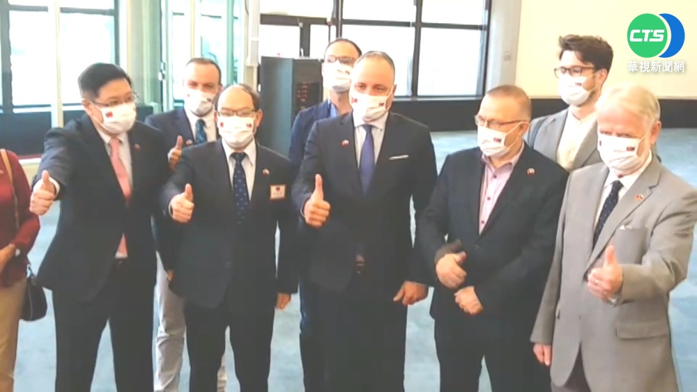 斯洛伐克訪問團今抵達 展開6天訪台行程