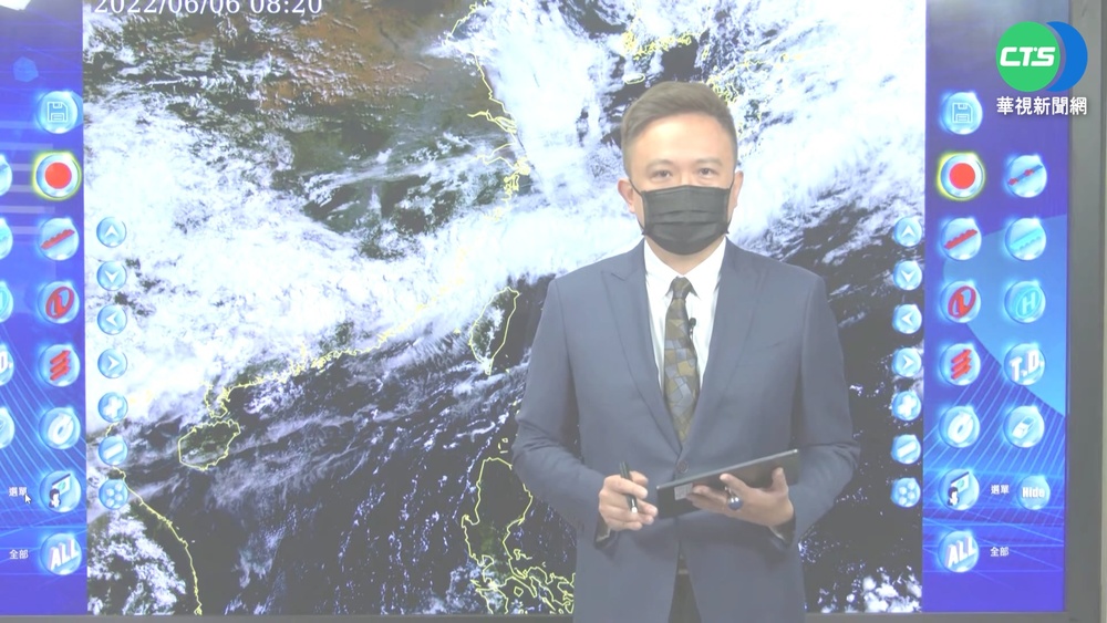 鋒面接近! 北部下半天起局部陣雨或雷雨