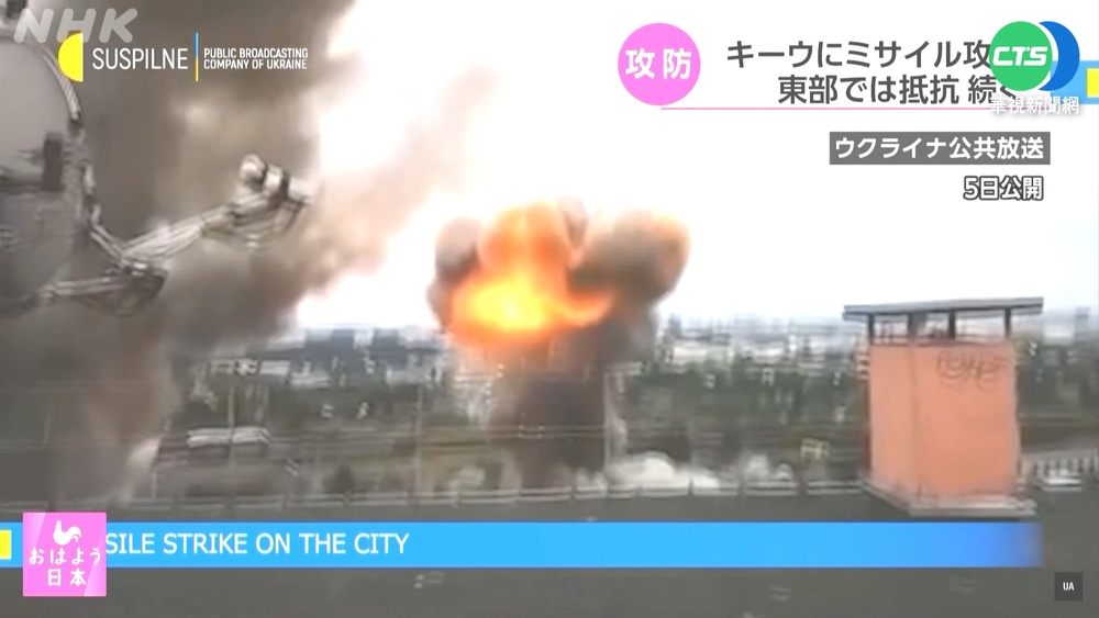 俄軍彈襲基輔 普丁恫嚇擴大轟炸烏領土