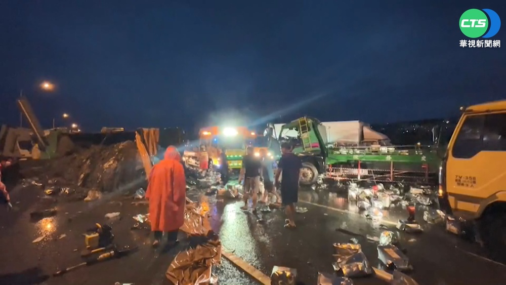 國3北上南投段6車追撞車禍 慘釀1死3傷