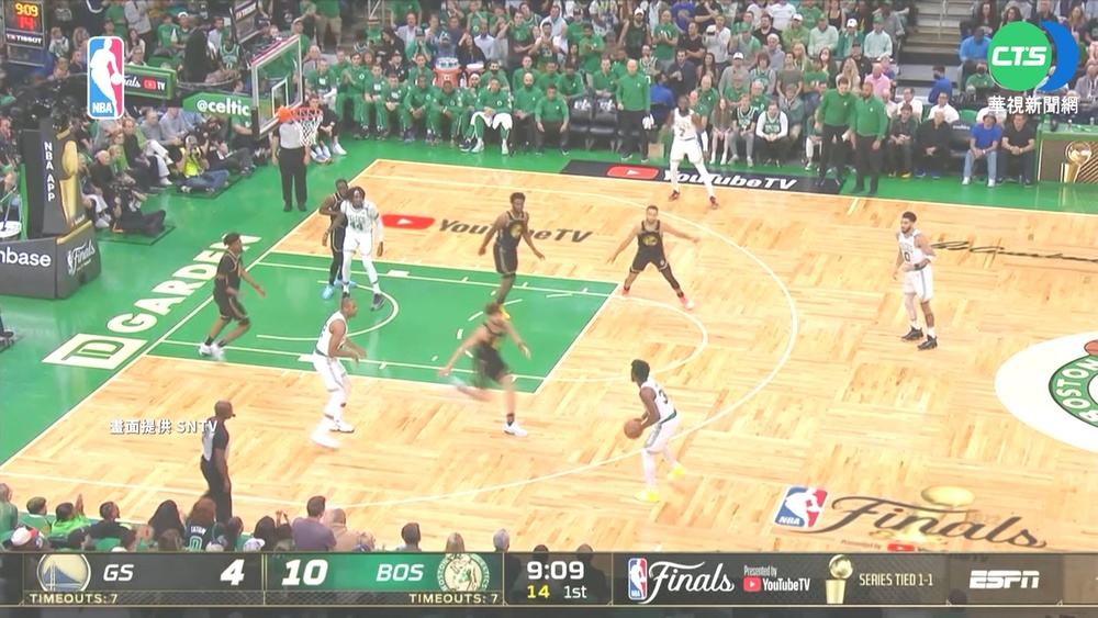 "綠衫3劍客"合轟77分 塞爾提克2-1領先勇士