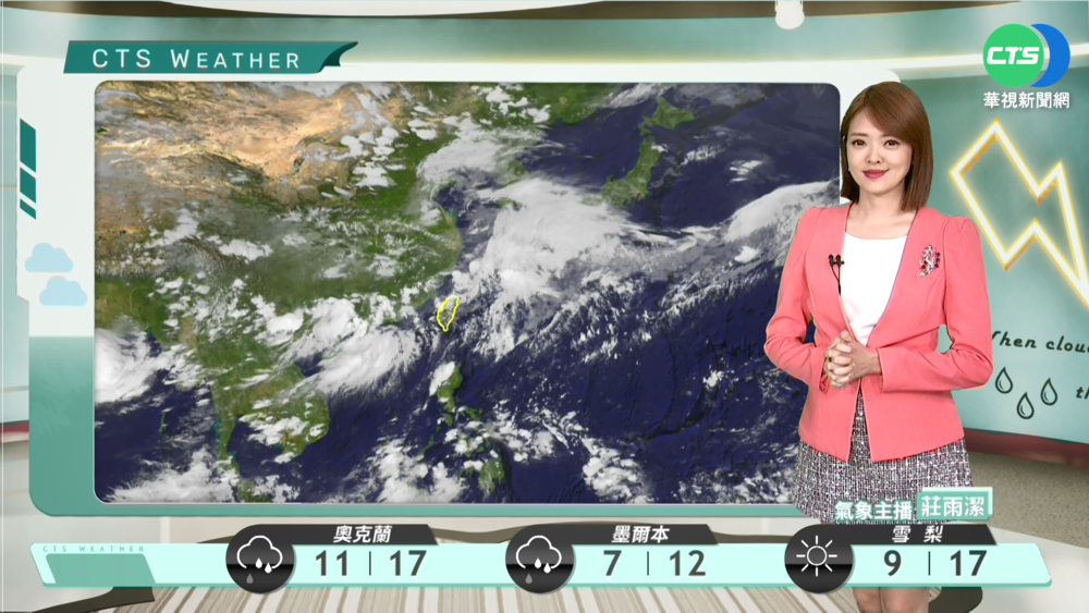 鋒面南移留意局部大雨 金馬留意低雲或霧