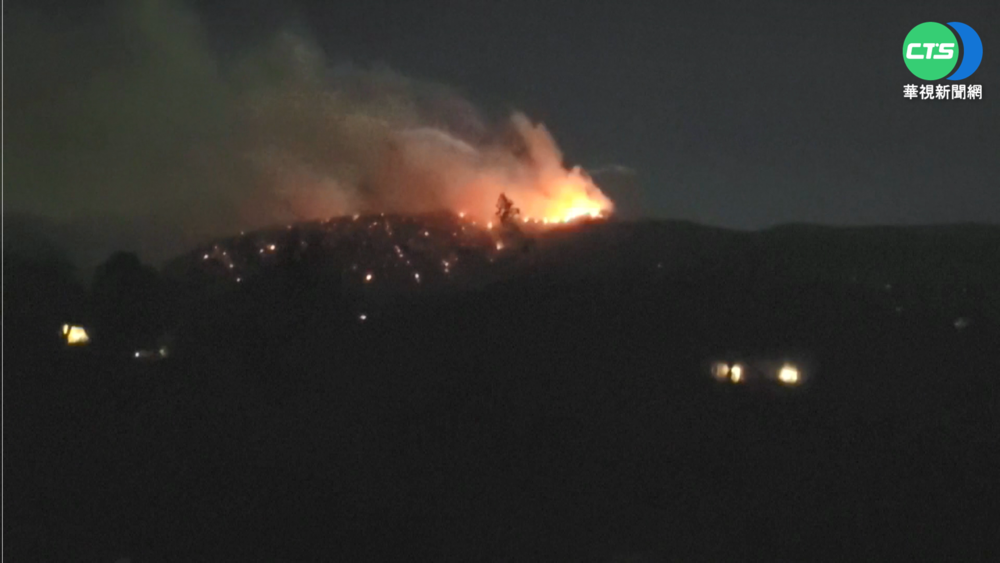 加州熱浪45.5度創紀錄 野火肆虐千人撤離