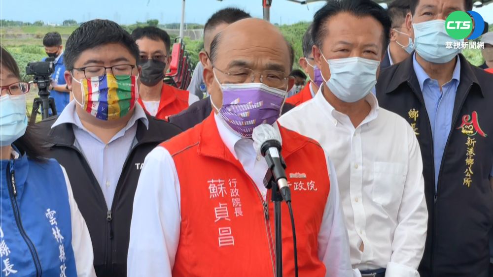 蘇揆視察自行車道工程 再轟中貿易打壓