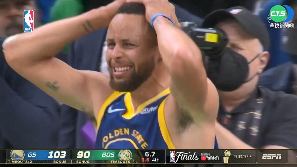 睽違4年重奪NBA總冠軍 Curry激動落淚