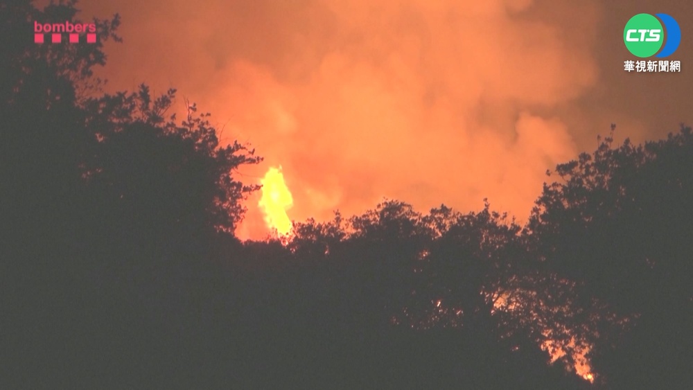 西班牙熱浪飆破40度 野火燒逾千公頃森林