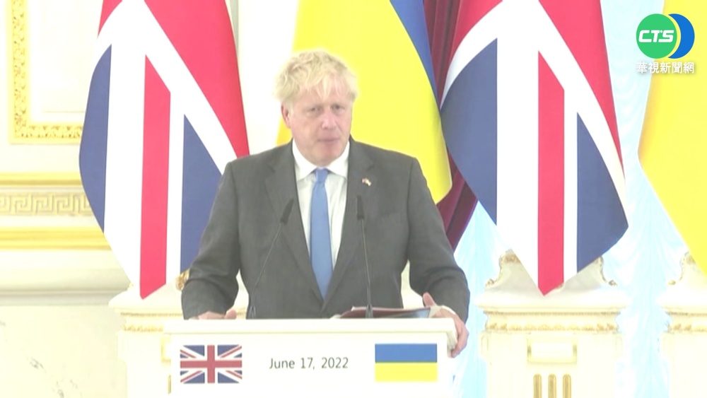 英相二度訪基輔 喊話供烏克蘭軍事訓練