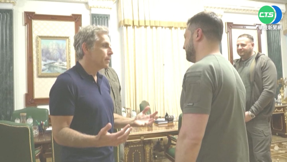 班史提勒訪烏克蘭 會澤倫斯基稱偶像