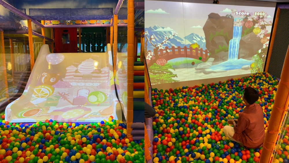 投影球池遊戲區（圖／業者提供）