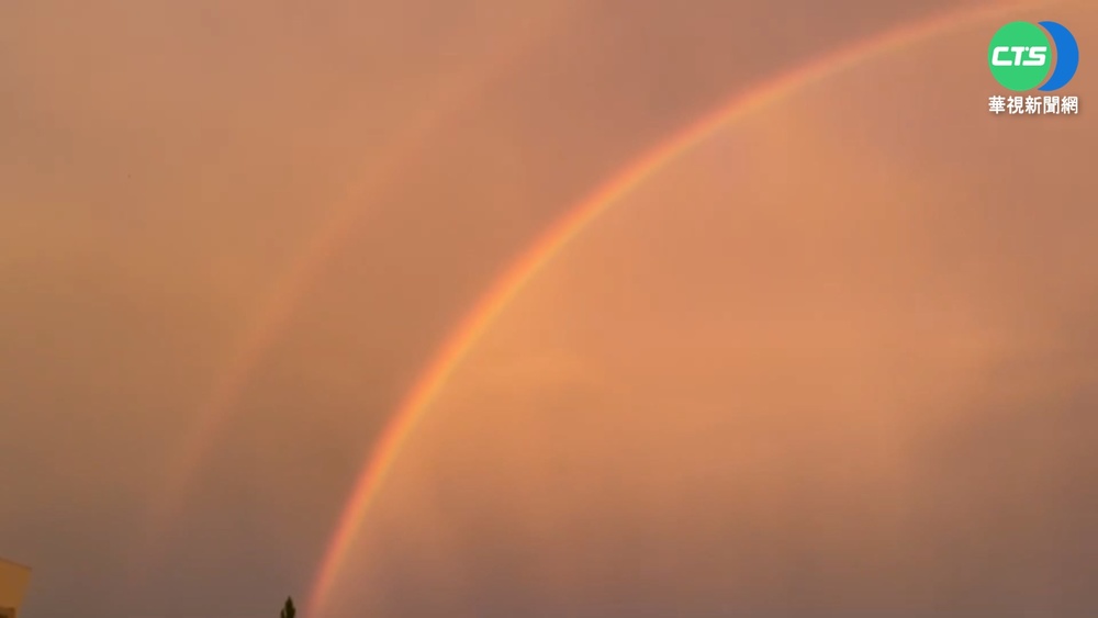 竹山現雙彩虹奇觀 民眾PO臉書引熱議