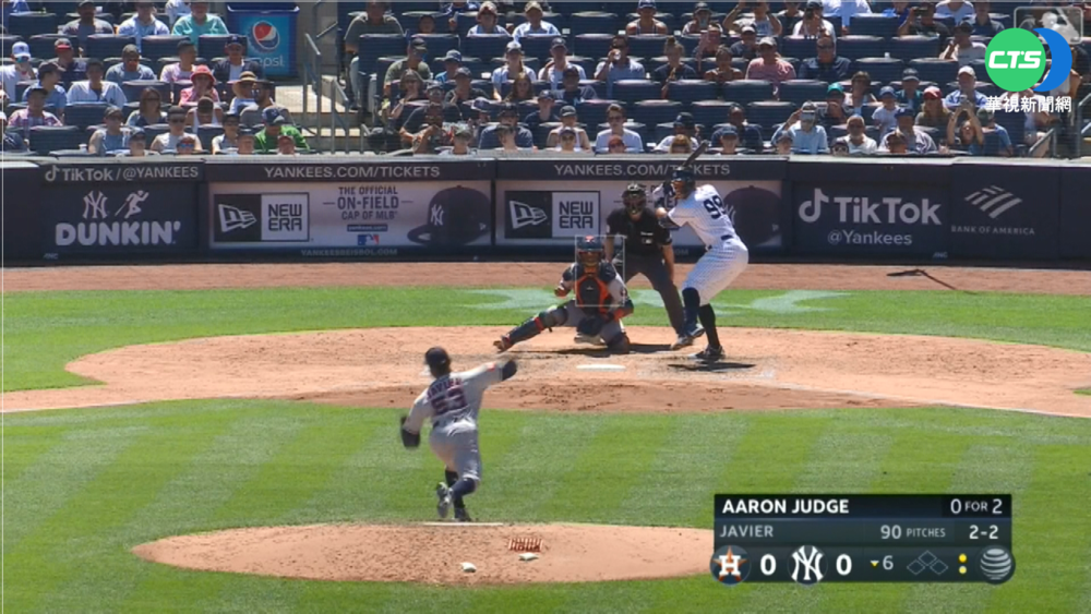 洋基"鑽石打線"黯淡 遭太空人聯手無安打