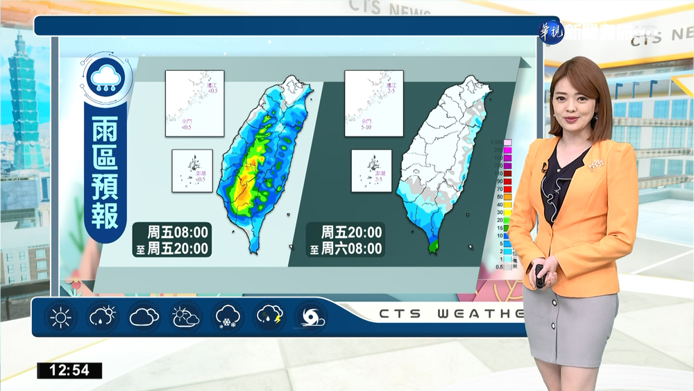 雙颱侵台機率低 防外圍環流雨勢