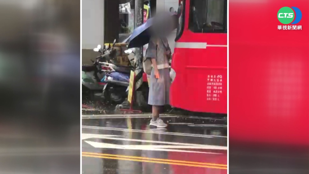 女搭嘸公車沿路追 肉身擋車司機傻眼