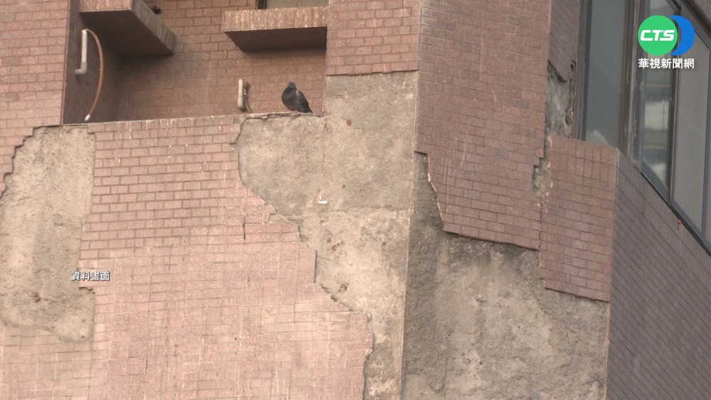 高雄大樓驚傳掉磁磚 9歲童挨砸縫逾10針