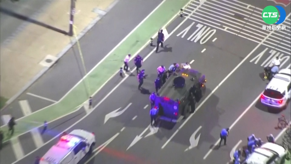 美國費城也爆槍擊案 民眾驚逃2警傷