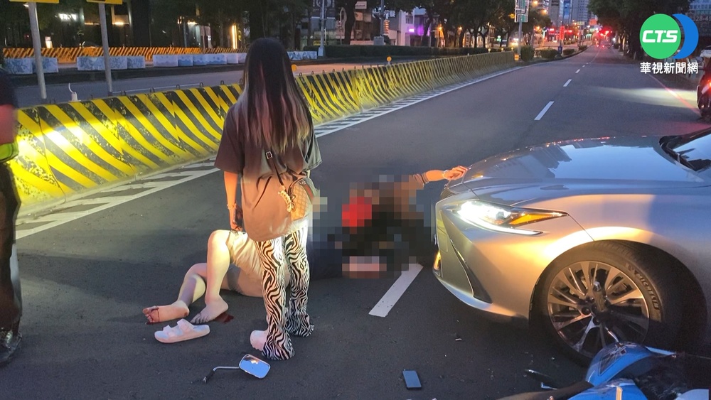 撞飛騎士害骨折 醉駕還計時喊"站起來"