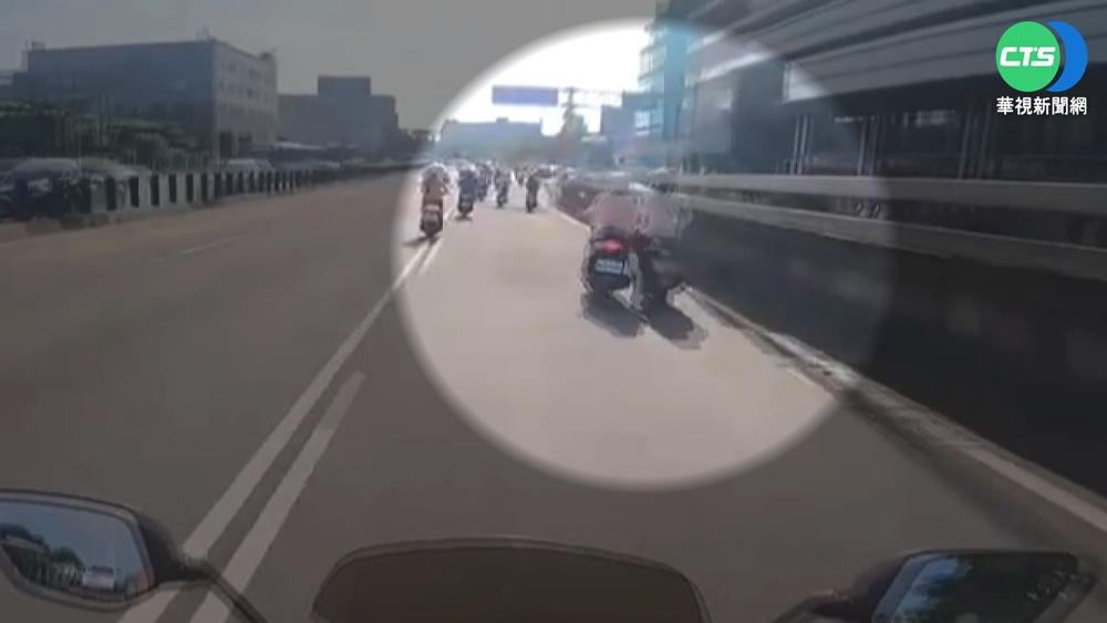 疑恍神?閃眩光? 機車騎士追撞害傷