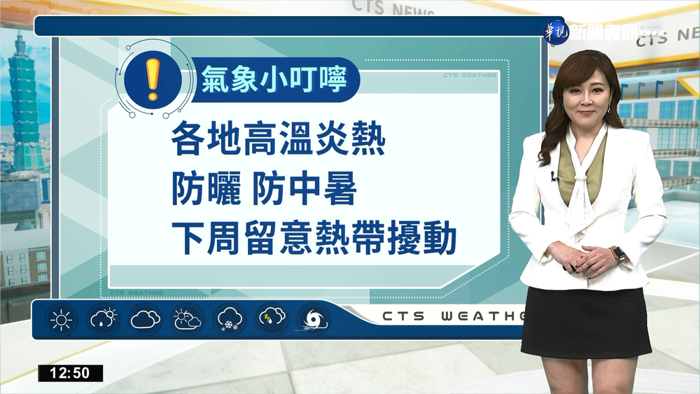 今高溫上看36度 出門防曬多補水