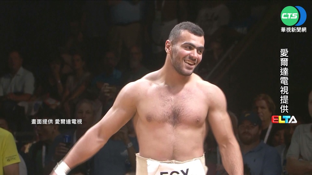 不敬!在土俵後空翻! 埃及相撲選手險丟金牌