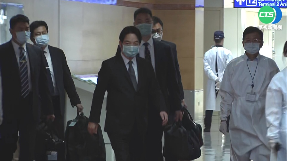 出席安倍告別式 賴清德返台PO降落前影片