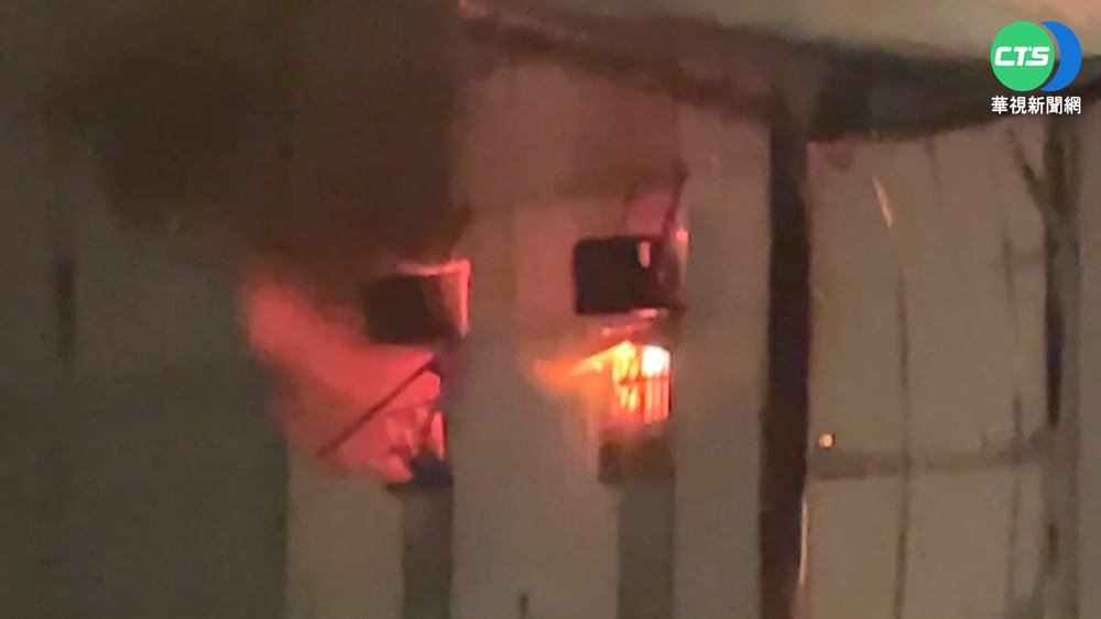 嘉義民雄製香廠起火 烈焰竄天傳爆炸聲