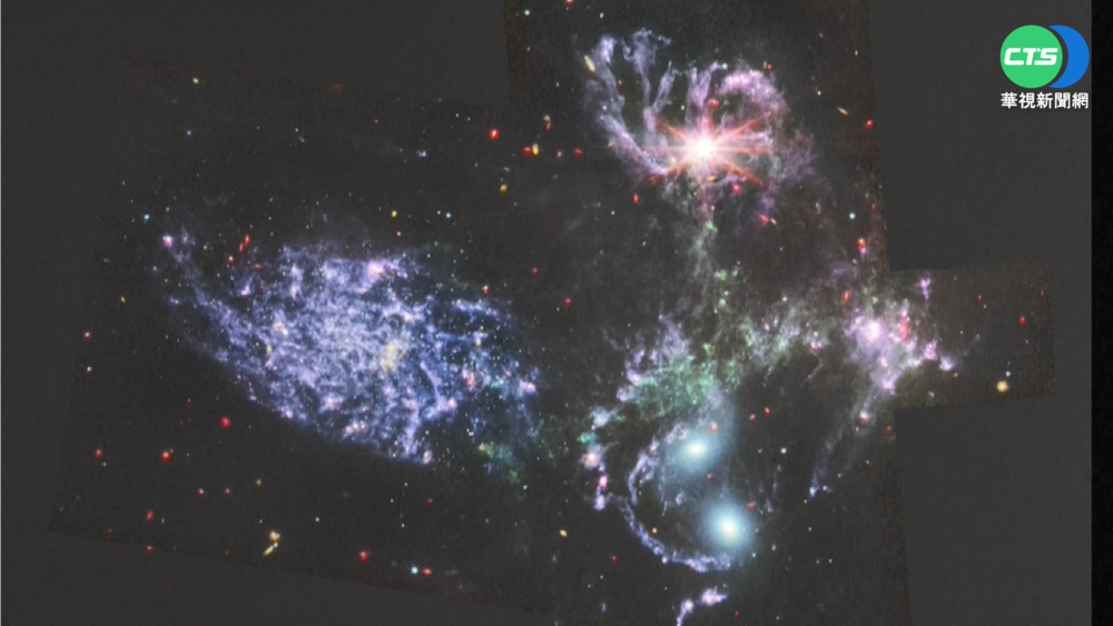 韋伯第二波影像曝光 星雲璀璨明亮