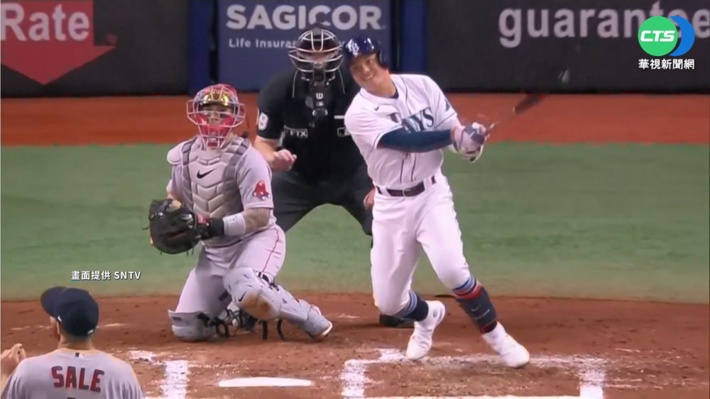 張育成連2戰敲安! 棒打紅襪強投塞爾