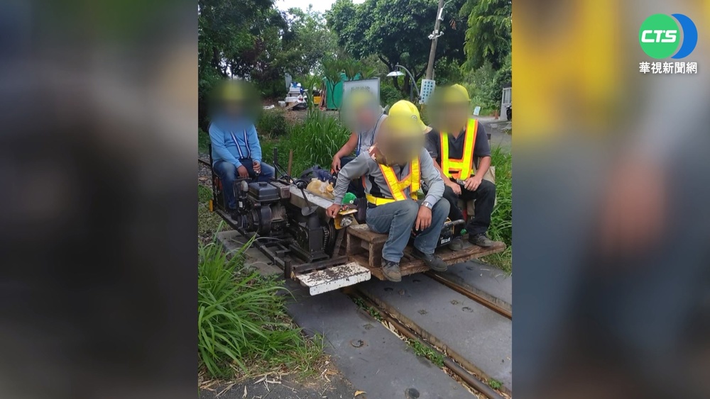 阿里山森鐵台車急剎! 工人摔落腿遭輾重傷