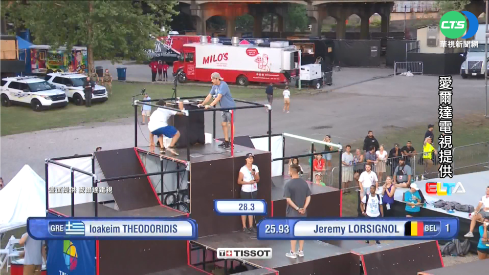 展現"飛簷走壁"! 烏國選手奪跑酷金牌