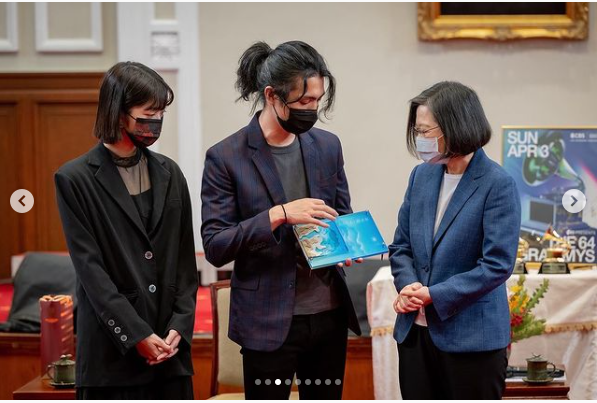 圖片翻攝自 tsai_ingwen  IG