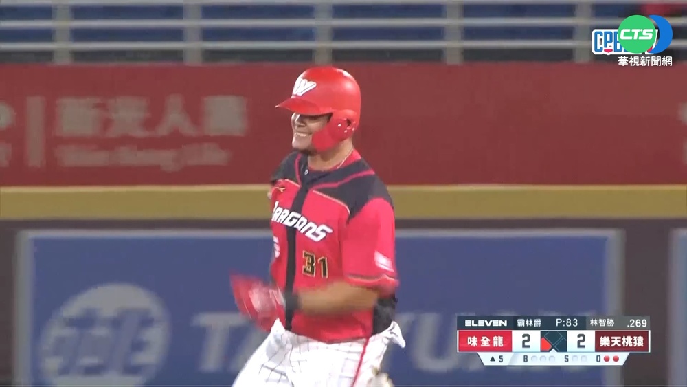 生涯293轟出爐! 林智勝炸裂轟垮桃猿隊